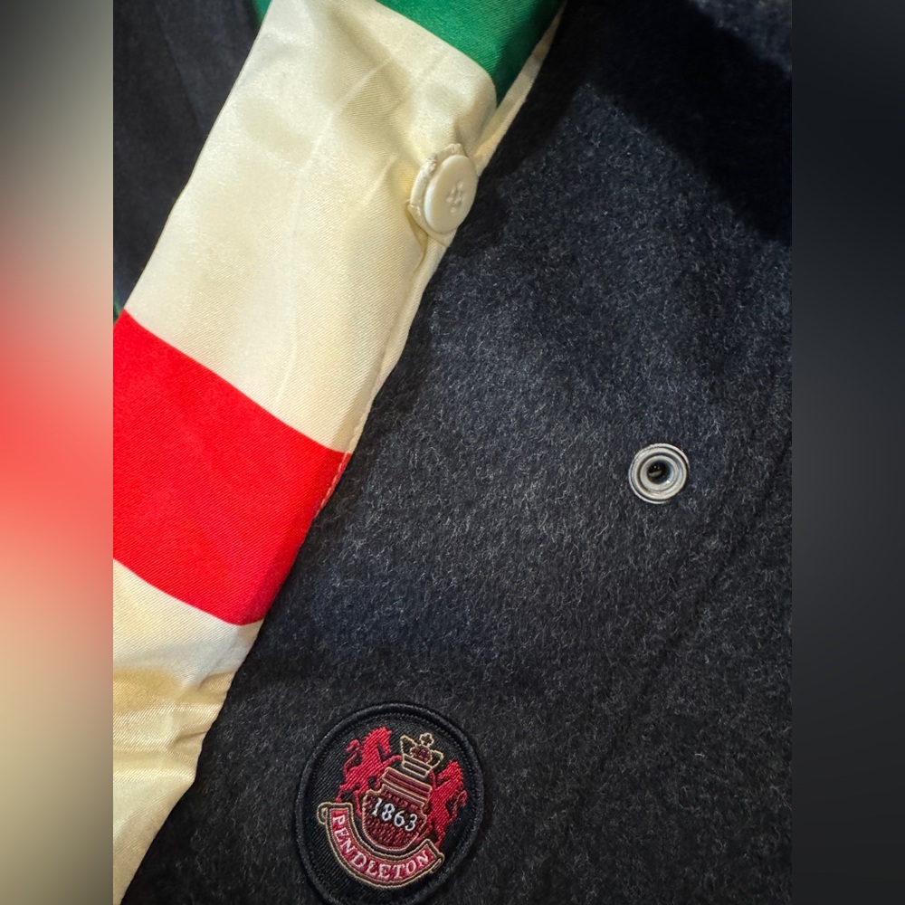 Nwot Pendleton Dark Greg Wool Jacket - image 8